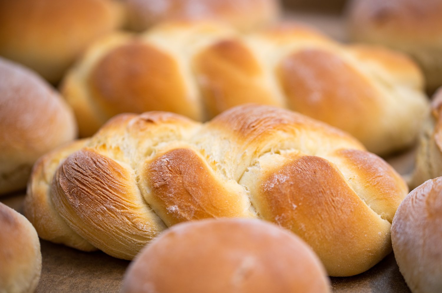 Challah is also a frequent fixture of Rosh Hashana celebrations, as “the circular shape of the loaf symbolizes the circle of life.”
